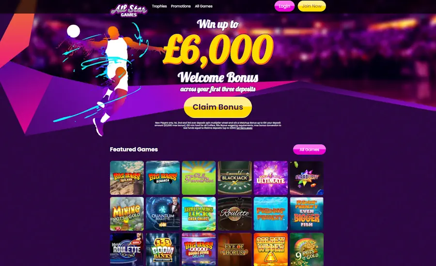 All star games casino slots