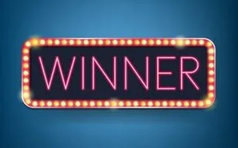 Winner sign in lights